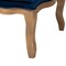 Baxton Studio Jules Traditional Navy Blue Fabric and French Oak Brown Finished Wood Accent Chair 233-13260-ZORO - alternate 2